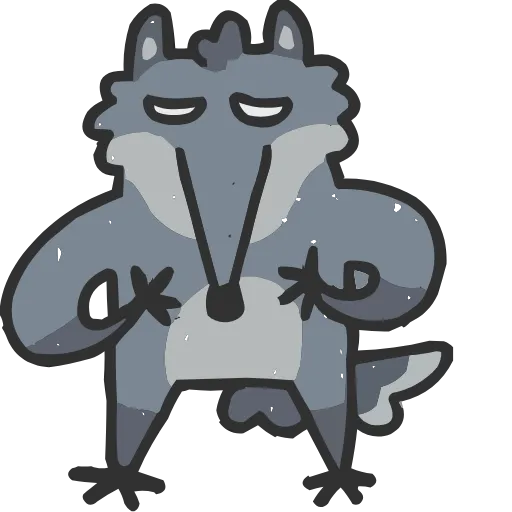 🤩 Эмодзи «Волчара Альфа» для Telegram