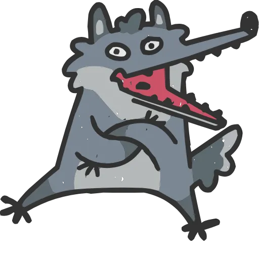 🤩 Эмодзи «Волчара Альфа» для Telegram