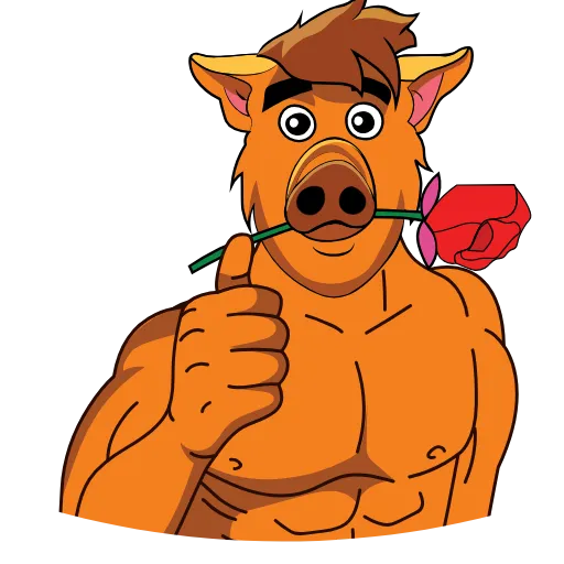 👍 Стикер «ALF» для Telegram
