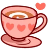 ☕️ Эмодзи «Alice in Wonderland» для Telegram
