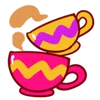 ☕️ Эмодзи «Alice in Wonderland» для Telegram