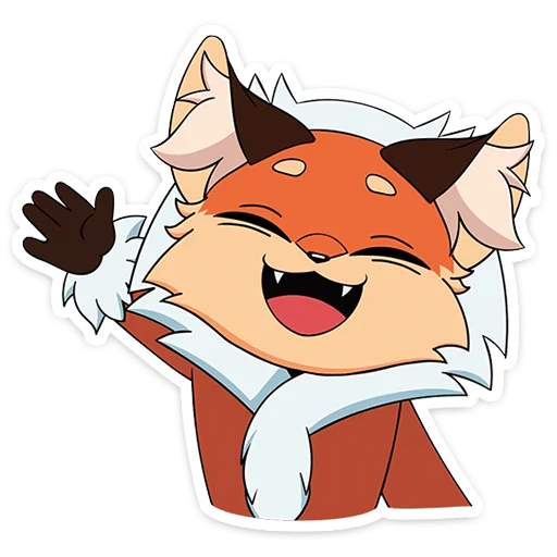 Стикерпак Лиса Алиса - Tiny Bunny для Telegram — скачать