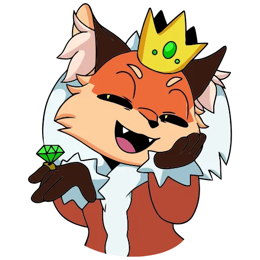 🤴 Эмодзи «Лиса Алиса» для Telegram