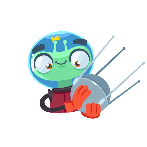 ☄️ Стикер «Alien Grisha» для Telegram
