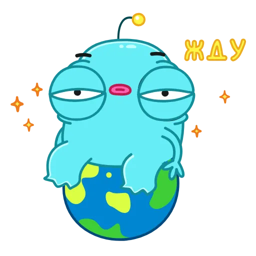 🌎 Стикер «Alien» для Telegram