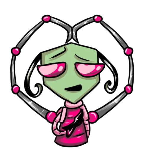 ❤️ Стикер «InvaderZim» для Telegram