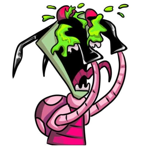 😵 Стикер «InvaderZim» для Telegram