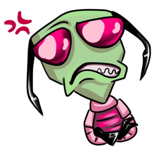 😬 Стикер «InvaderZim» для Telegram