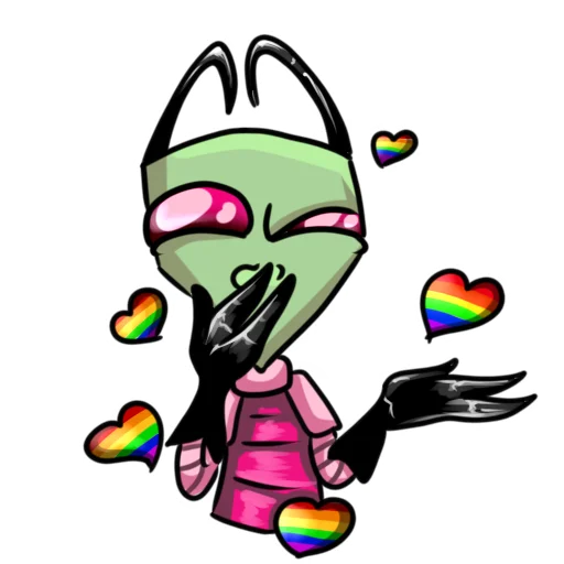 😘 Стикер «InvaderZim» для Telegram