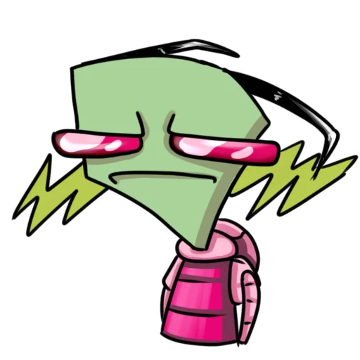 😑 Стикер «InvaderZim» для Telegram