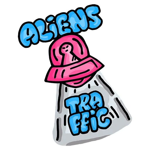 Стикерпак Alien World для Telegram — скачать