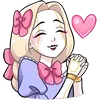 😘 Эмодзи «Алиса» для Telegram