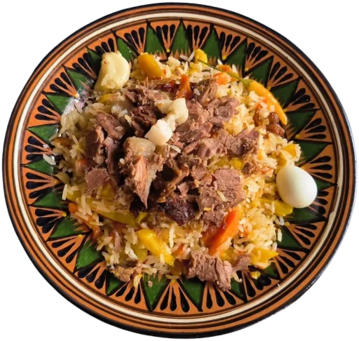 🍚 Стикер «Сообщество Любителей Плова Вкусного плова ВСЕМ НАМ» для Telegram