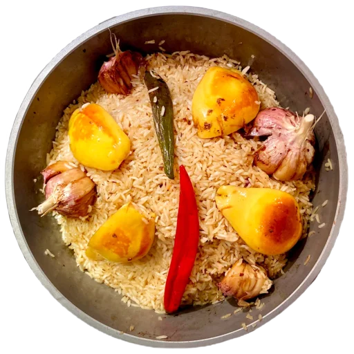 🥘 Стикер «Сообщество Любителей Плова Вкусного плова ВСЕМ НАМ» для Telegram