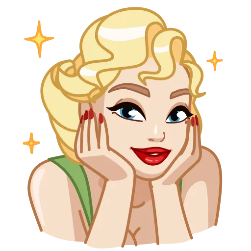 ☺️ Стикер «Beautiful» для Telegram