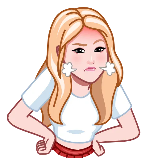 😡 Стикер «Beautiful» для Telegram