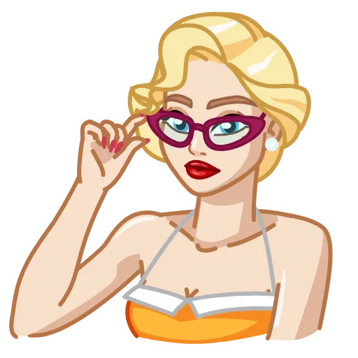 🤨 Стикер «Beautiful» для Telegram