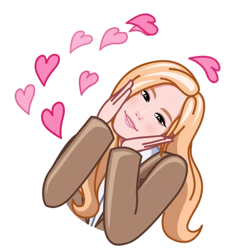 🥰 Стикер «Beautiful» для Telegram