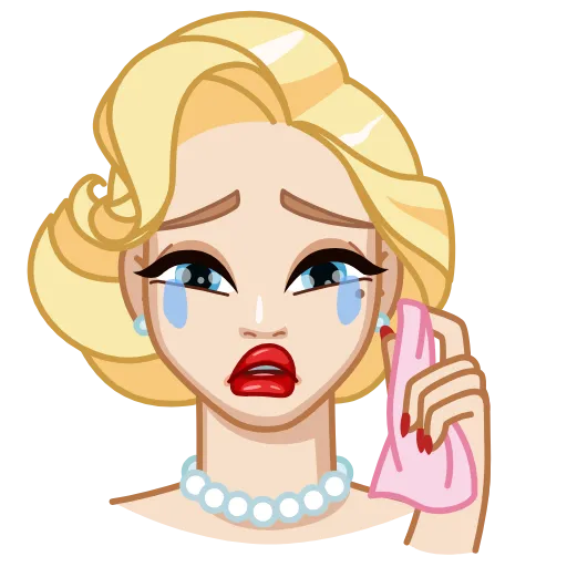 😭 Стикер «Beautiful» для Telegram