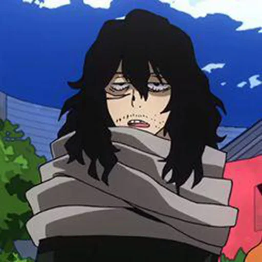 😪 Стикер «Boku no hero» для Telegram
