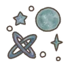 🪐 Эмодзи «All Space» для Telegram