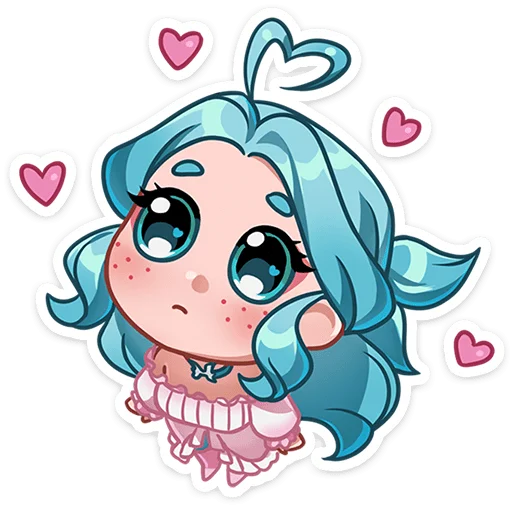 🥰 Стикер «Знакомьтесь Альма&; Её знак зодиака — Рыбы стихия — вода, а внутренний мир — необъятный океан из ...» для Telegram