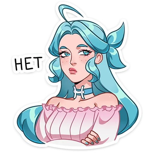 🥵 Стикер «Знакомьтесь Альма&; Её знак зодиака — Рыбы стихия — вода, а внутренний мир — необъятный океан из ...» для Telegram