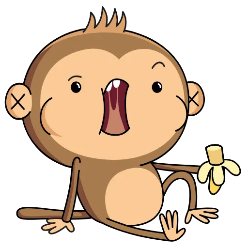 Стикерпак Aloe Monkey для Telegram — скачать