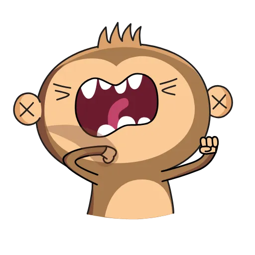 🦍 Стикер «Aloe Monkey» для Telegram