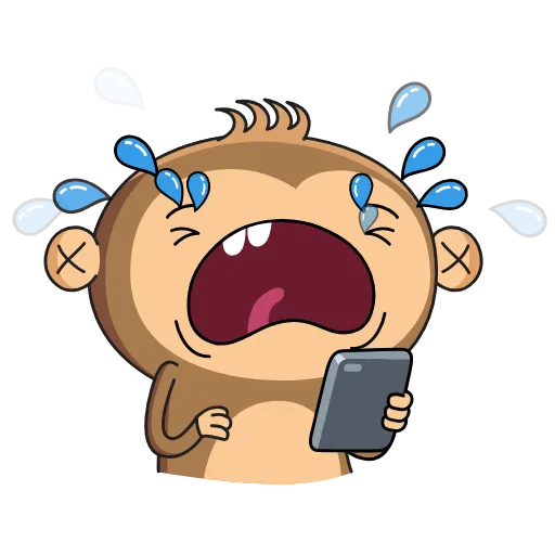 😭 Стикер «Aloe Monkey» для Telegram