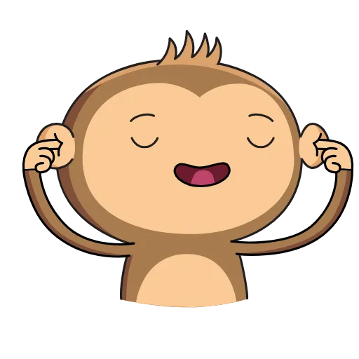 🙉 Стикер «Aloe Monkey» для Telegram