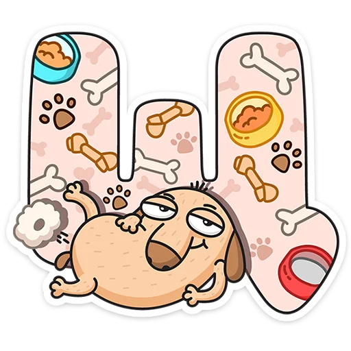 🔤 Стикер «Алфавит ВК» для Telegram