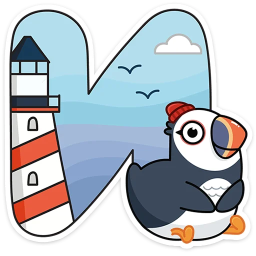 🔤 Стикер «Алфавит ВК» для Telegram