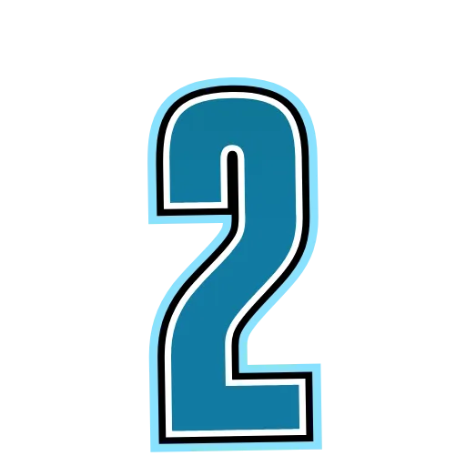 2️⃣ Эмодзи «Alphabet blue» для Telegram