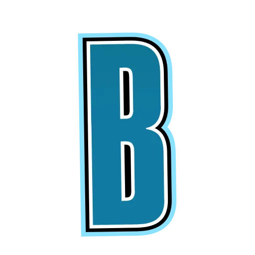 🔤 Эмодзи «Alphabet blue» для Telegram