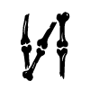 🔠 Эмодзи «bones» для Telegram
