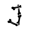 🔠 Эмодзи «bones» для Telegram