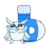 🤩 Эмодзи «Алфавит с персонажами ВК» для Telegram