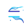 🔠 Эмодзи «Синие буквы с растениями, русские и английские» для Telegram
