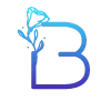 🔠 Эмодзи «Синие буквы с растениями, русские и английские» для Telegram