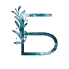 🔠 Эмодзи «Синие буквы с растениями, иконки» для Telegram
