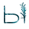 🔠 Эмодзи «Синие буквы с растениями, иконки» для Telegram