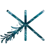 🔠 Эмодзи «Синие буквы с растениями, иконки» для Telegram