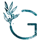 🔠 Эмодзи «Синие буквы с растениями, иконки» для Telegram