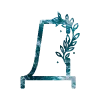 🔠 Эмодзи «Синие буквы с растениями, иконки» для Telegram