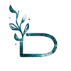 🔠 Эмодзи «Синие буквы с растениями, иконки» для Telegram