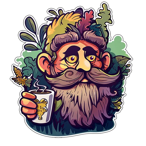 🫖 Стикер «Amaranth Style» для Telegram