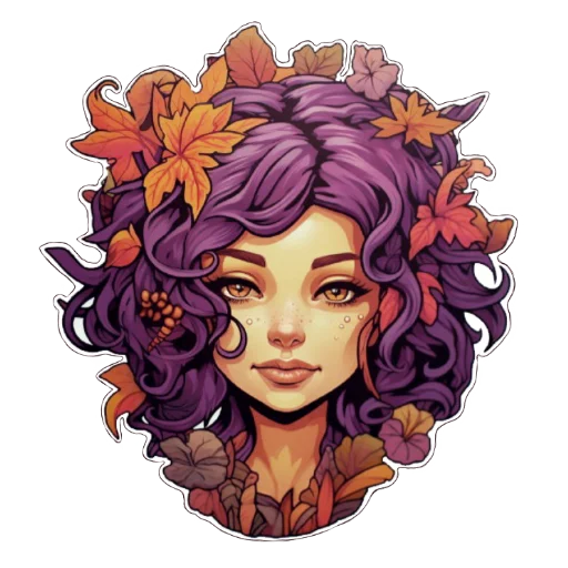 🍁 Стикер «Amaranth Style» для Telegram