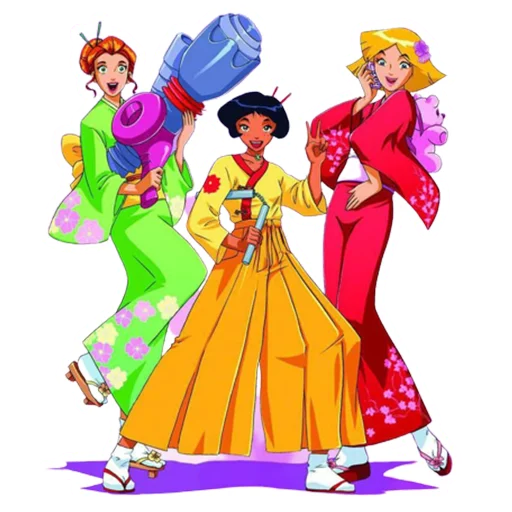 🎌 Стикер «Totally _ Spies» для Telegram