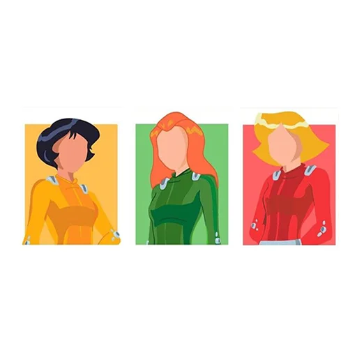 🤫 Стикер «Totally _ Spies» для Telegram
